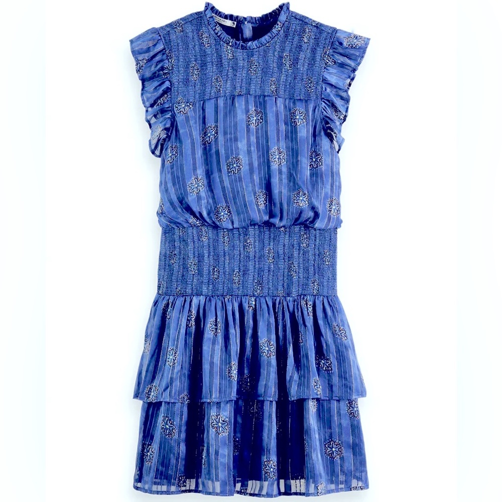 Scotch & Soda Smocked Printed Mini